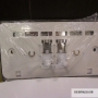 ITS TODINI SWITCH PLATE DUAL IN CHROME BRASS ART. 14.15E / SP