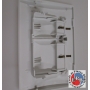 VALSIR PLACCA DOPPIO TASTO TROPEA 3 BIANCA DOPPIO SCARICO ART.VS0871301