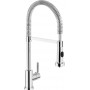 NOBILI KITCHEN MIXER SERIES ART ABC. AB87300CR WITH SPRING AND SHOWER
