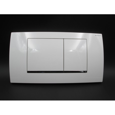 GEBERIT RICAMBIO PLACCA DUE TASTI BIANCA/CROMO TWINLINE 30ART 115899KJ1