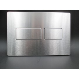 TECE SOLID PLACCA DOPPIO TASTO CROMO IN METALLO 9240430