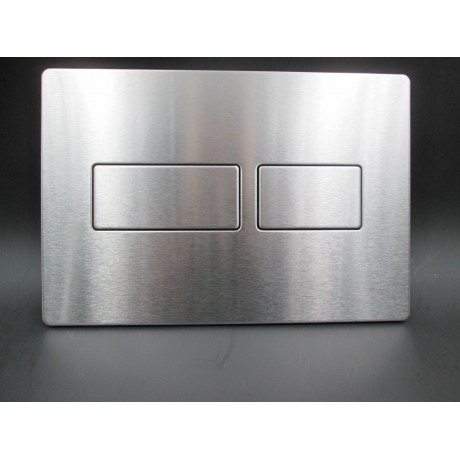 TECE SOLID PLACCA DOPPIO TASTO CROMO IN METALLO 9240430